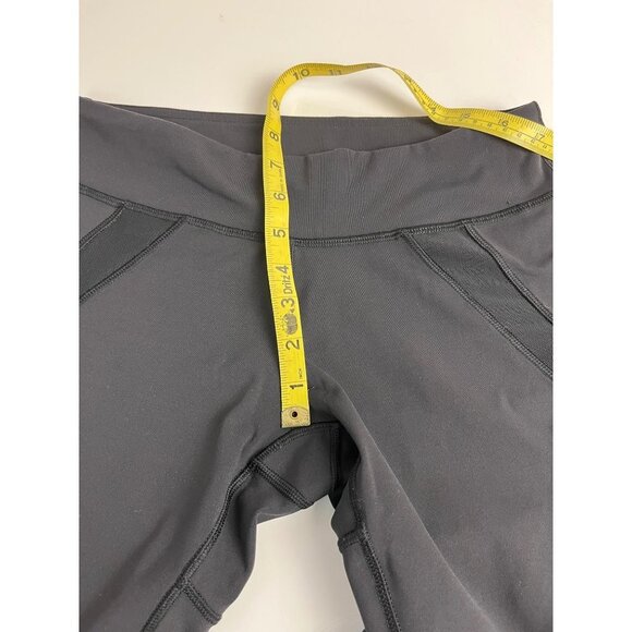LULULEMON LEGGINGS SIZE 6 BLACK CAPRI LENGTH MESH‎ - Picture 7 of 12